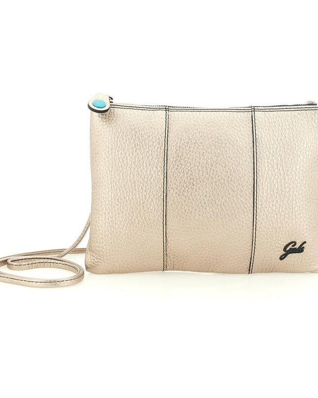 Gabs Pochette Donna con Tracolla in Pelle Oro Chiaro BEYONCE TG M BULL LAMINATO Gabs 