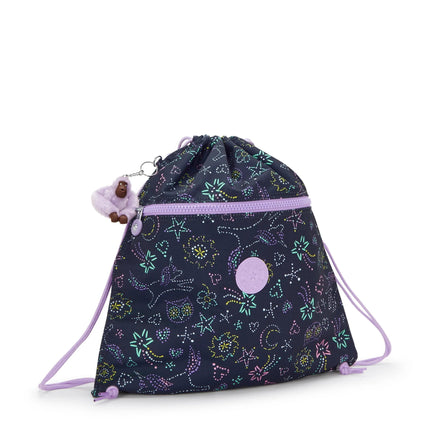 Kipling Sacca in Tessuto Fantasia Unicorn Star SUPERTABOO UNICORN STAR Kipling 