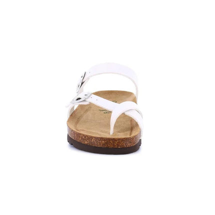 Grunland Sandali Infradito Donna Plantare Sughero Doppia Fibbia Perla CB2438 HOLA PERLA Grunland 