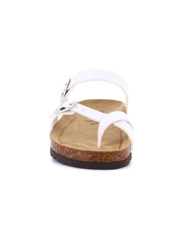 Grunland Sandali Infradito Donna Plantare Sughero Doppia Fibbia Perla CB2438 HOLA PERLA Grunland 