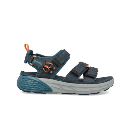 Jeep Sandali Uomo con Doppio Velcro in Tessuto Blu GROOVE SANDAL NAVY Jeep Footwear 