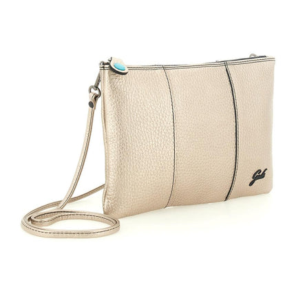 Gabs Pochette Donna con Tracolla in Pelle Oro Chiaro BEYONCE TG M BULL LAMINATO Gabs 