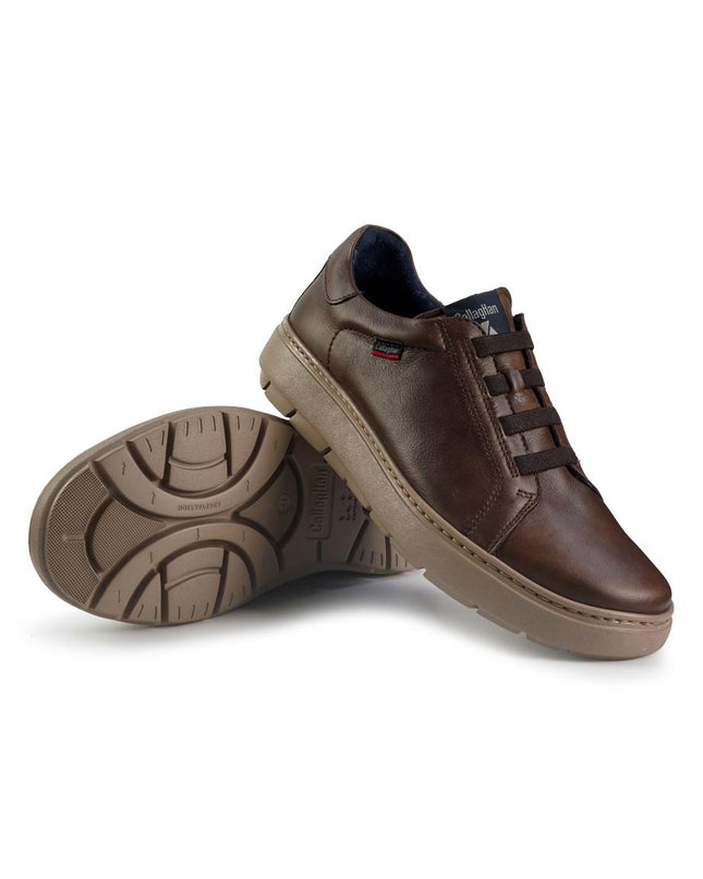 Callaghan Sneakers Slipon Uomo in Pelle Marrone 60603 ADAPTABLE JACINTO Callaghan 