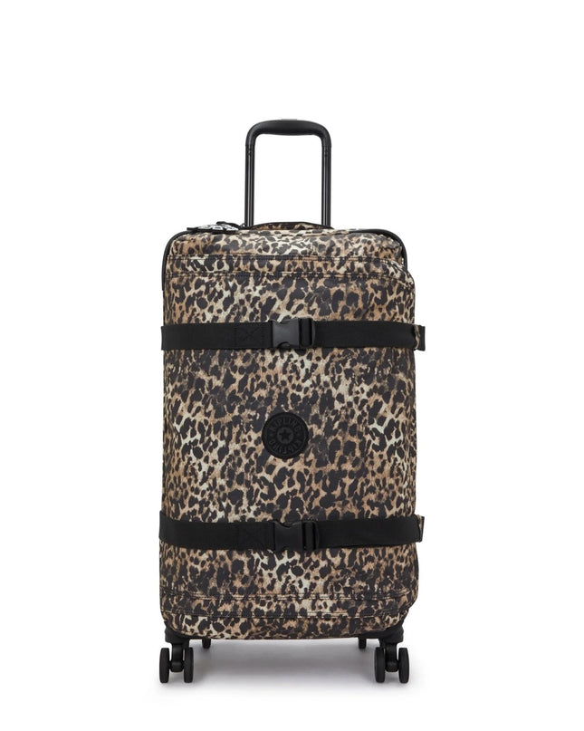 Kipling Trolley Medio Animalier Leopard 4 Ruote - MARIO SPATARELLA