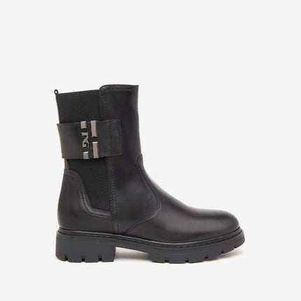 Stivaletti Donna Chelsea Pelle Nero I411860D NERO 100 Nero Giardini 