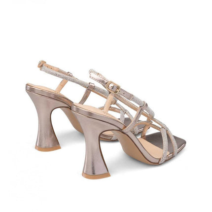 Sandali Donna Tacco Alto Bronzo Cerimonia 1053 FIBA 44478 BRONZE Alma Blue 