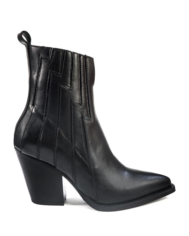 Stivaletti Elvio Zanon Tex in Pelle Nero - MARIO SPATARELLA