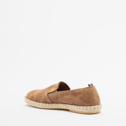 Espadrillas Verbenas Bassa da Uomo in Camoscio Cuoio - MARIO SPATARELLA