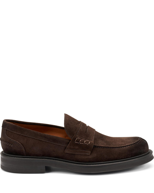 Mocassini Frau Uomo College in Camoscio Pepe 73A8 WAXY PEPE Frau 