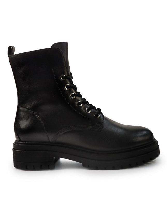 Vueva Stivaletti Anfibi Donna in Pelle Nero WH405H36 ILARIA BLACK Vueva 