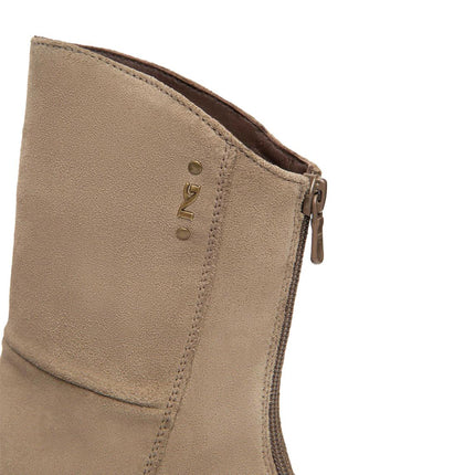Nero Giardini Stivaletti Donna con Tacco in Camoscio Talpa I514820D 501 ARGILLA Nero Giardini 