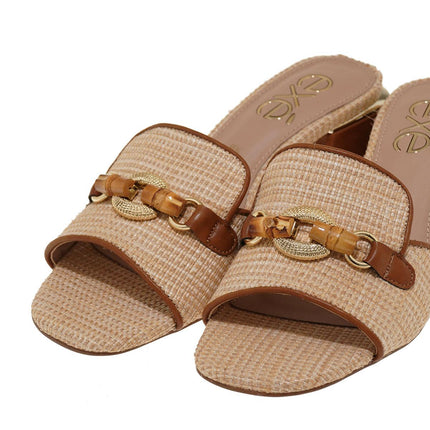 Sandalo Sabot Beige CARMEN 149 BEIGE RAFFIA Exe 