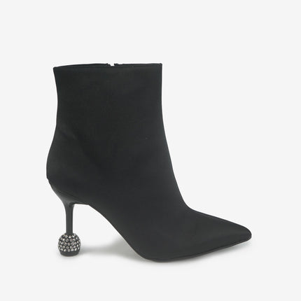 Stivaletti Donna Tacco Punta Nero 514 ELEGANT BLACK Tsakiris Mallas 