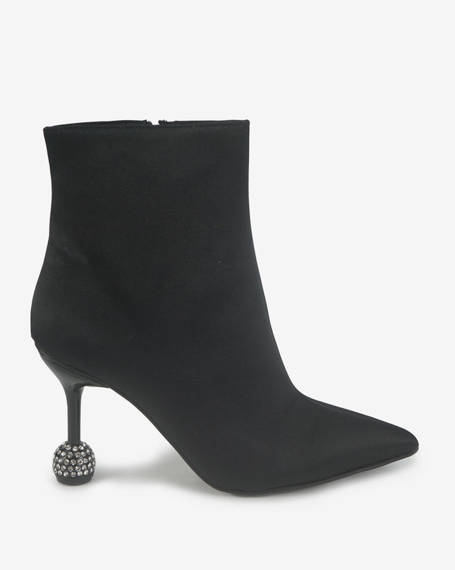 Stivaletti Donna Tacco Punta Nero 514 ELEGANT BLACK Tsakiris Mallas 
