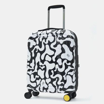 Mandarina Duck Trolley Cabina Bagaglio a Mano Espandibile 4 Ruote Fantasia UJV24 LOGODUCK MOIRE Mandarina Duck 