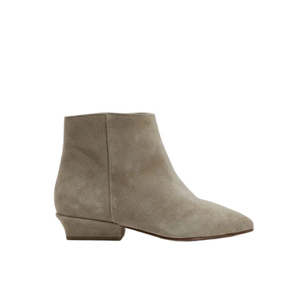 Spatarella Stivaletto Donna Tubolare Basso in Camoscio Sabbia<BR/> CV216 SABBIA Spatarella 