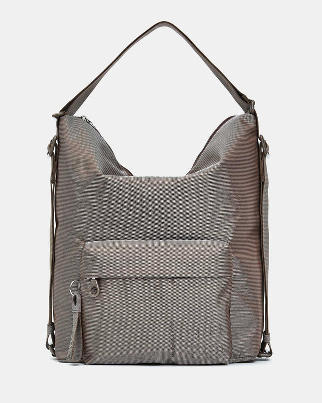 Mandarina Duck Borsa Convertibile Zaino Tessuto Taupe QMT09 MD20 TAUPE Mandarina Duck 
