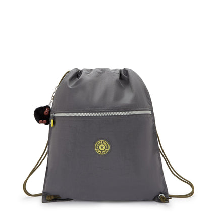 Kipling Sacca in Tessuto Fantasia Grigio SUPERTABOO BACK TO GREY Kipling 