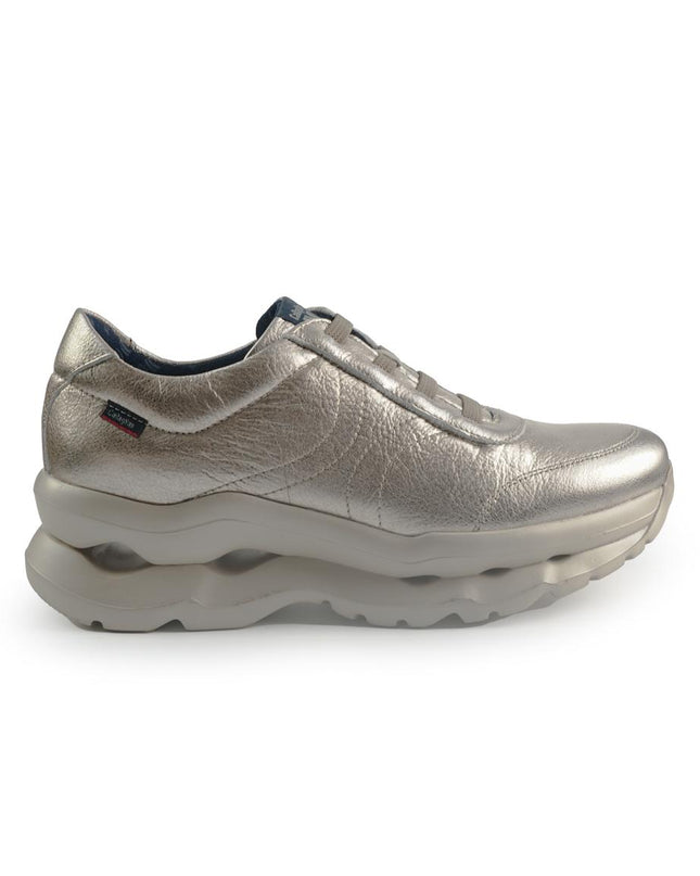 Callaghan Sneakers Donna Ammortizzata in Pelle Platino 18822 SOLE ORO Callaghan 