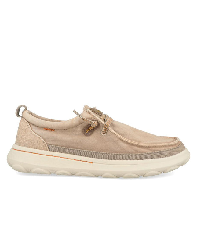 Jeep Scarpe Slip On Uomo in Tessuto Sabbia KAUAI WALLABEE SAND Jeep Footwear 