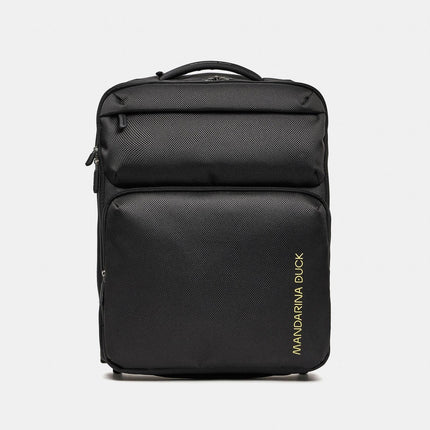 Mandarina Duck Trolley Zaino Bagaglio a Mano in Tessuto Nero - MARIO SPATARELLA