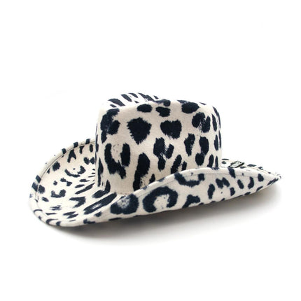 Cappello Fedora Cowboy Animalier FEDORA THE WEST NUDE DALMATIAN NINETOWEAR 
