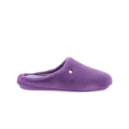 Grunland Pantfola Ciabatta Donna in Peluche Viola - MARIO SPATARELLA