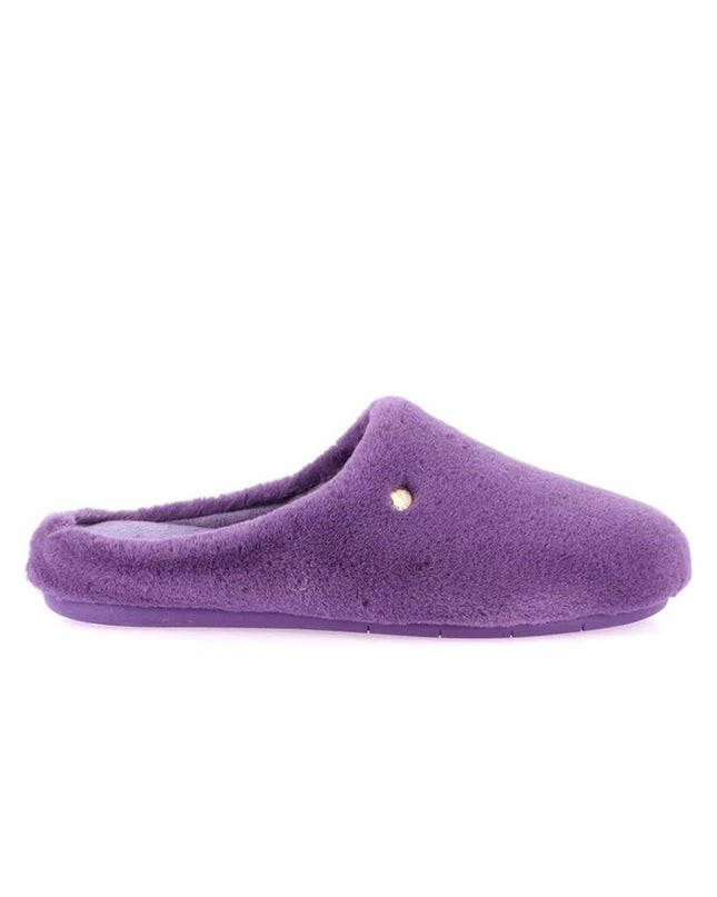Grunland Pantfola Ciabatta Donna in Peluche Viola - MARIO SPATARELLA