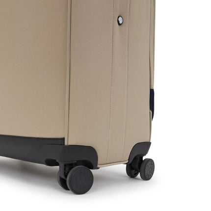 Kipling Trolley Large 4 Ruote in Tessuto Soft Taupe - MARIO SPATARELLA