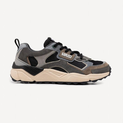 Sneakers Colmar Uomo in Pelle Nero Multicolor GARNER GROUNDS 066 BLACK Colmar 