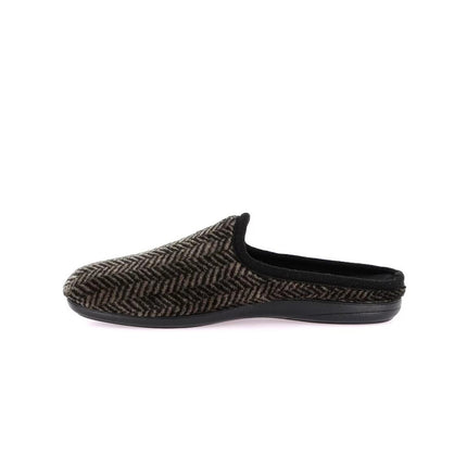 Grunland Pantofole Ciabatte Uomo in Tessuto Spinato Oliva - MARIO SPATARELLA