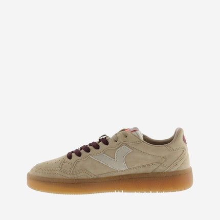 Victoria Sneakers Donna Bassa in Pelle Beige Multi 8806111 SMASH D BEIGE Victoria 