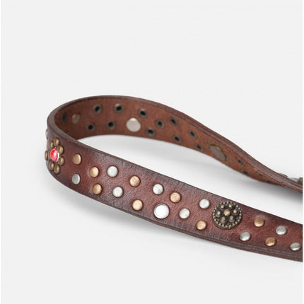 Biba Cintura Donna Pelle Cuoio con Borchie - MARIO SPATARELLA