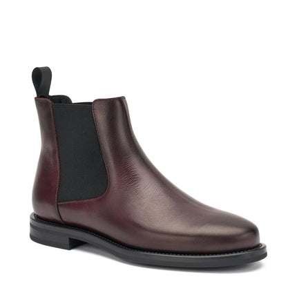 Frau Stivaletti Chelsea Donna Tacco Basso in Pelle Bordo 98L3 SETA BORDO Frau 