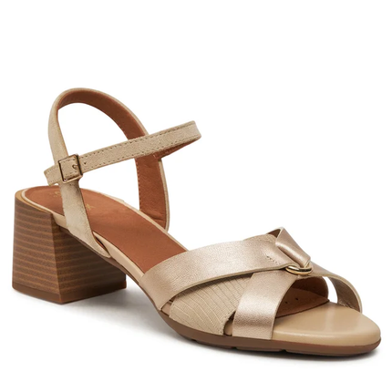 Sandali Donna Tacco Gold D45RLB NEW MARYKARMEN GOLD Geox 
