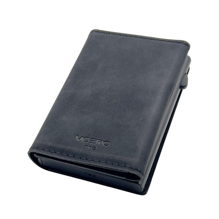Moero Pro Vintage Nero Zip Portafoglio Slim PRO VINTAGE ZIP BLACK Moero 