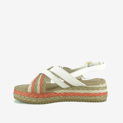 Sandali Donna con Zeppa KIM FLAG CROSS CORAL Wrangler 