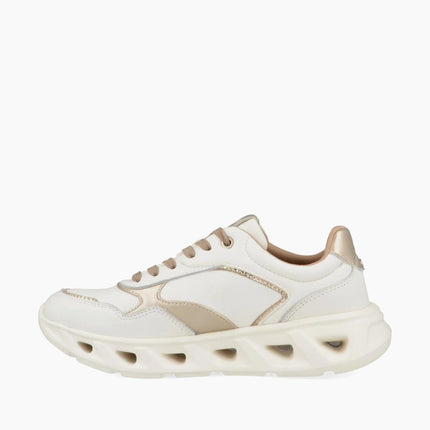 Impronte Sneakers Donna Running in Pelle Bianca SAN MARCO OFF WHITE/GOLD Impronte 