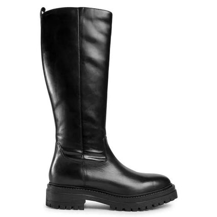 Stivali al Ginocchio Pelle Nero D04HRC 05443 IRIDEA Geox 