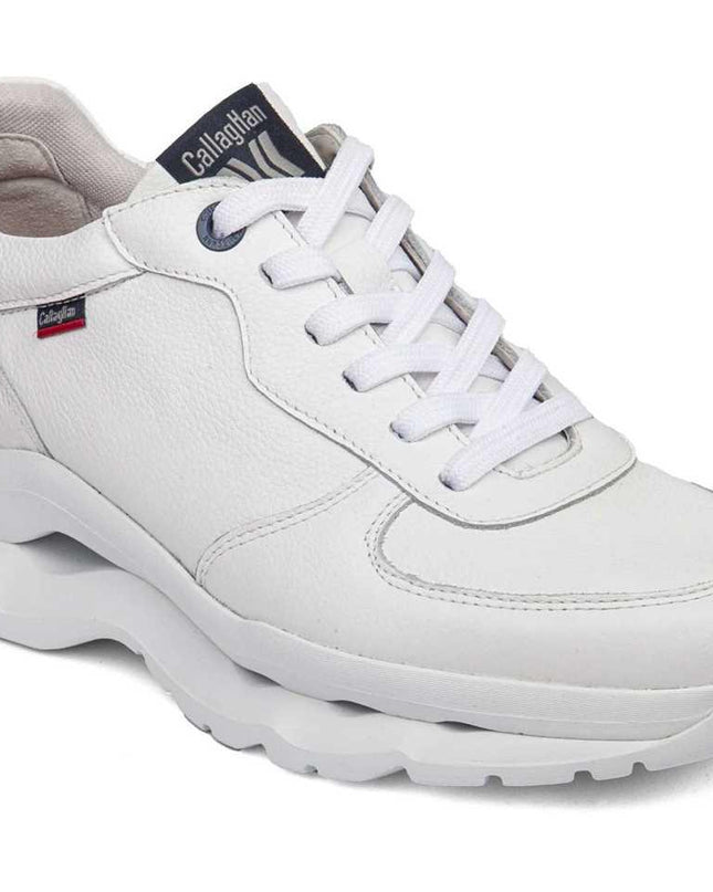 Sneakers Ammortizzata Uomo Pelle Bianca 17813 MARE WHITE Callaghan 