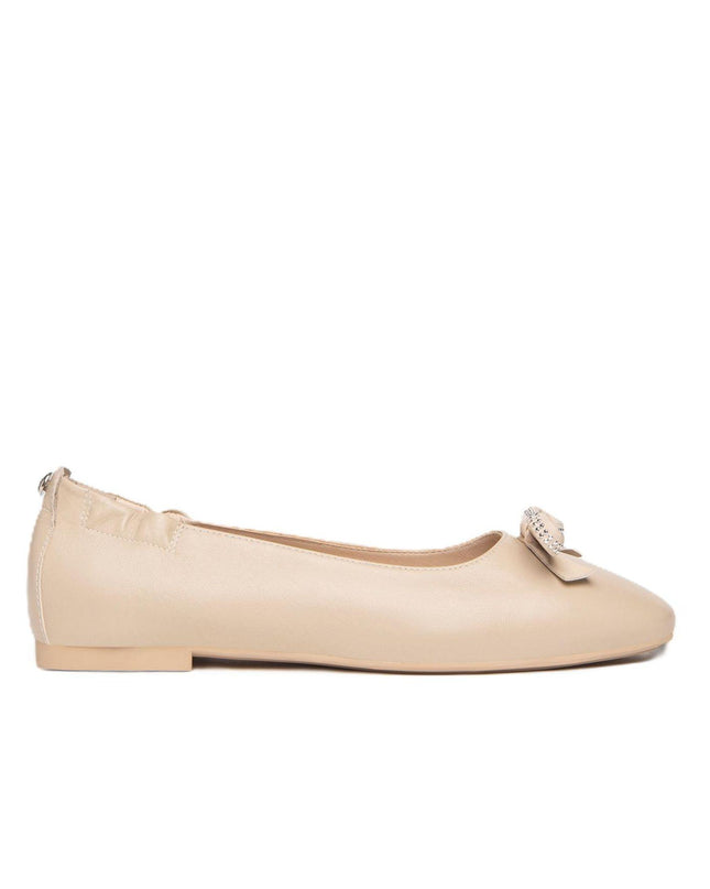 Nero Giardini Ballerine in Pelle Lino - MARIO SPATARELLA