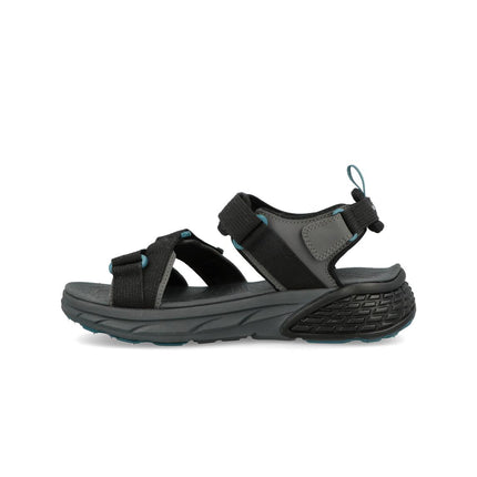 Jeep Sandali Uomo con Doppio Velcro in Tessuto Nero GROOVE SANDAL BLACK Jeep Footwear 