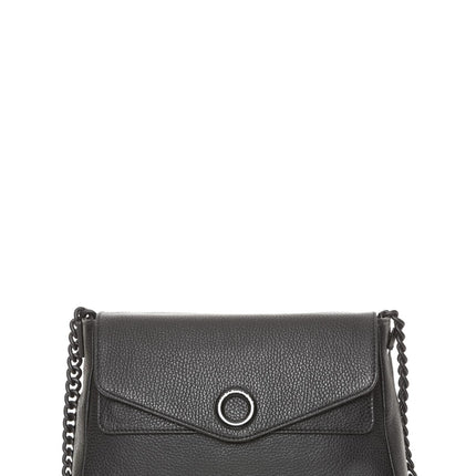 Borsa Tracolla in Pelle Nero JYT02 MELLOW NEON NERO 001 Mandarina Duck 