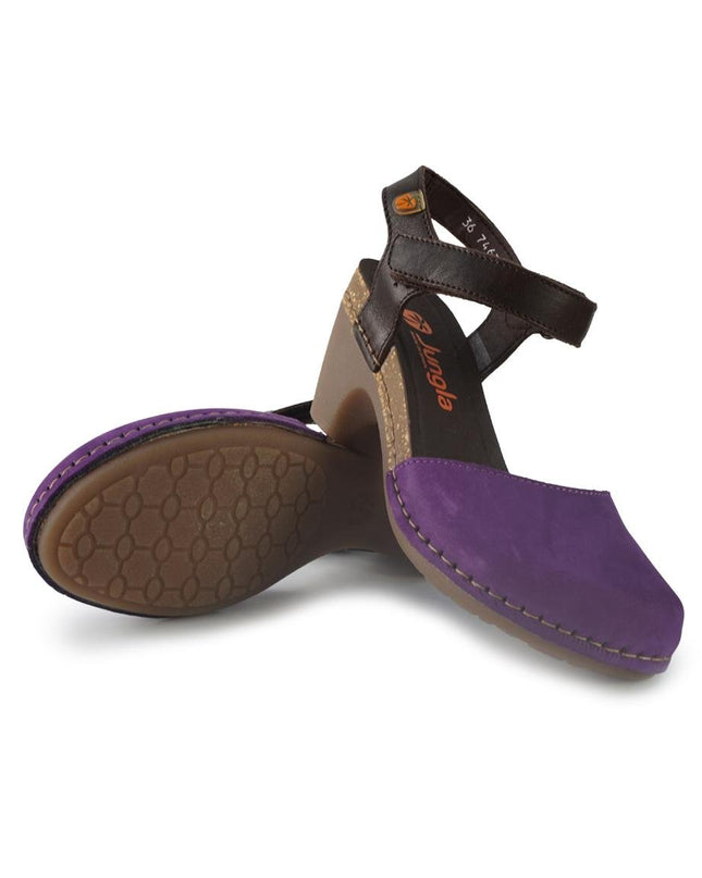 Jungla Pump Donna in Pelle Nabuk Viola - MARIO SPATARELLA