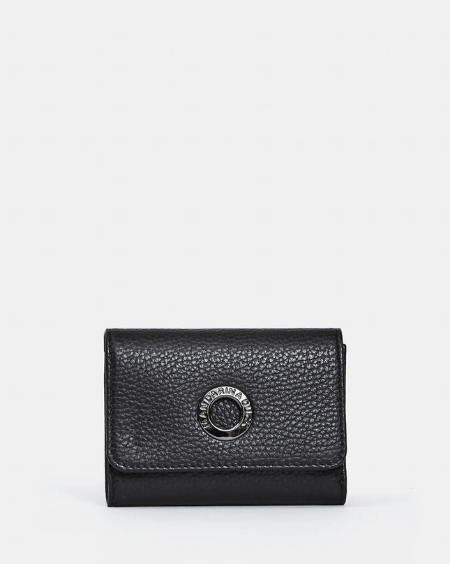 Mandarina Duck Portafogli Donna Pelle Nero Portamonete FZP70 MELLOW LEATHER BLACK Mandarina Duck 