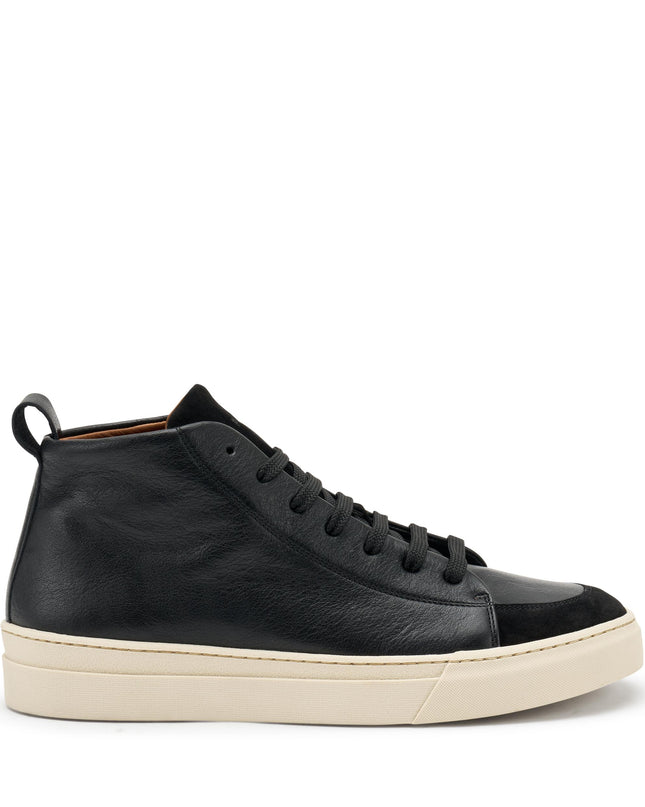 Stivaletto Uomo Lacci Pelle Nero 29S8 PANNA BLACK Frau 