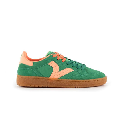 Victoria Sneakers Bassa Donna in Pelle Verde Multi - MARIO SPATARELLA