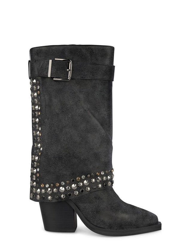 Texano Camperos Camoscio Nero - MARIO SPATARELLA