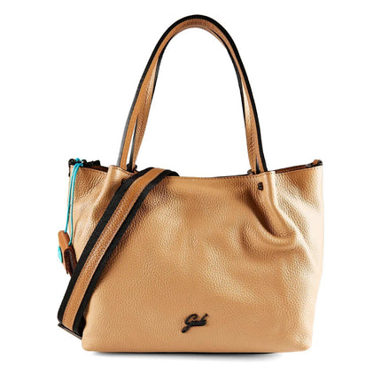 Gabs Borsa Donna Shopper in Pelle Cuoio Nocciola LILLY TG S CAMOSCIO CUOIO Gabs 