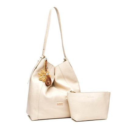 NeroGiardini Borsa Donna a Tracolla in Pelle Panna - MARIO SPATARELLA